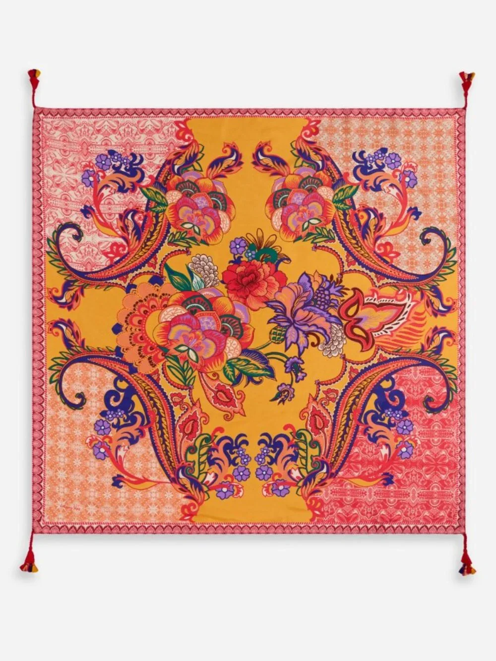 Johnny Was 100% Silk Scarf